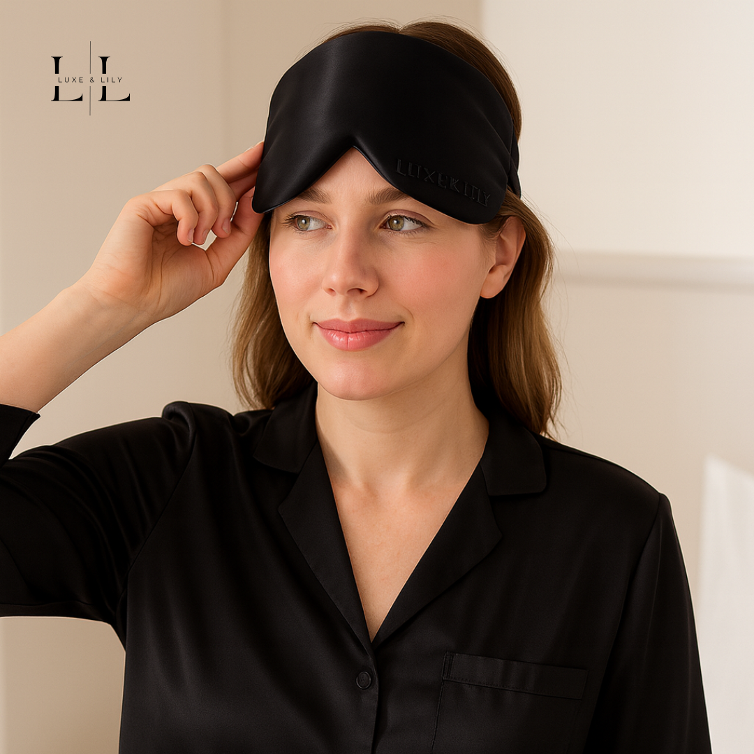 Noir Silk Deep Sleep Mask
